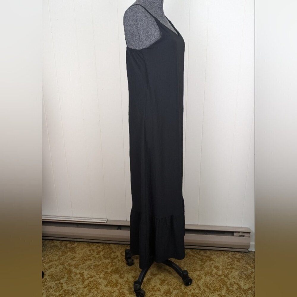 Avery Rayne Black Sleeveless V-Neck Knee-Length Dress large - Picture 4 of 9